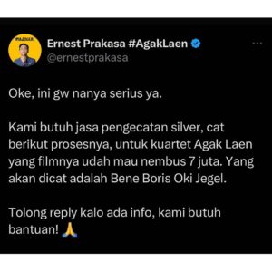 Ernest Prakasa Instagram - HELP! 🥹