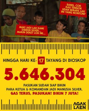 Ernest Prakasa Instagram - Kemarin, mendekati 400,000 penonton dalam sehari. Dengan 5,000+ jam pertunjukan, apakah hari ini akan menyentuh 6 juta penonton? 😳