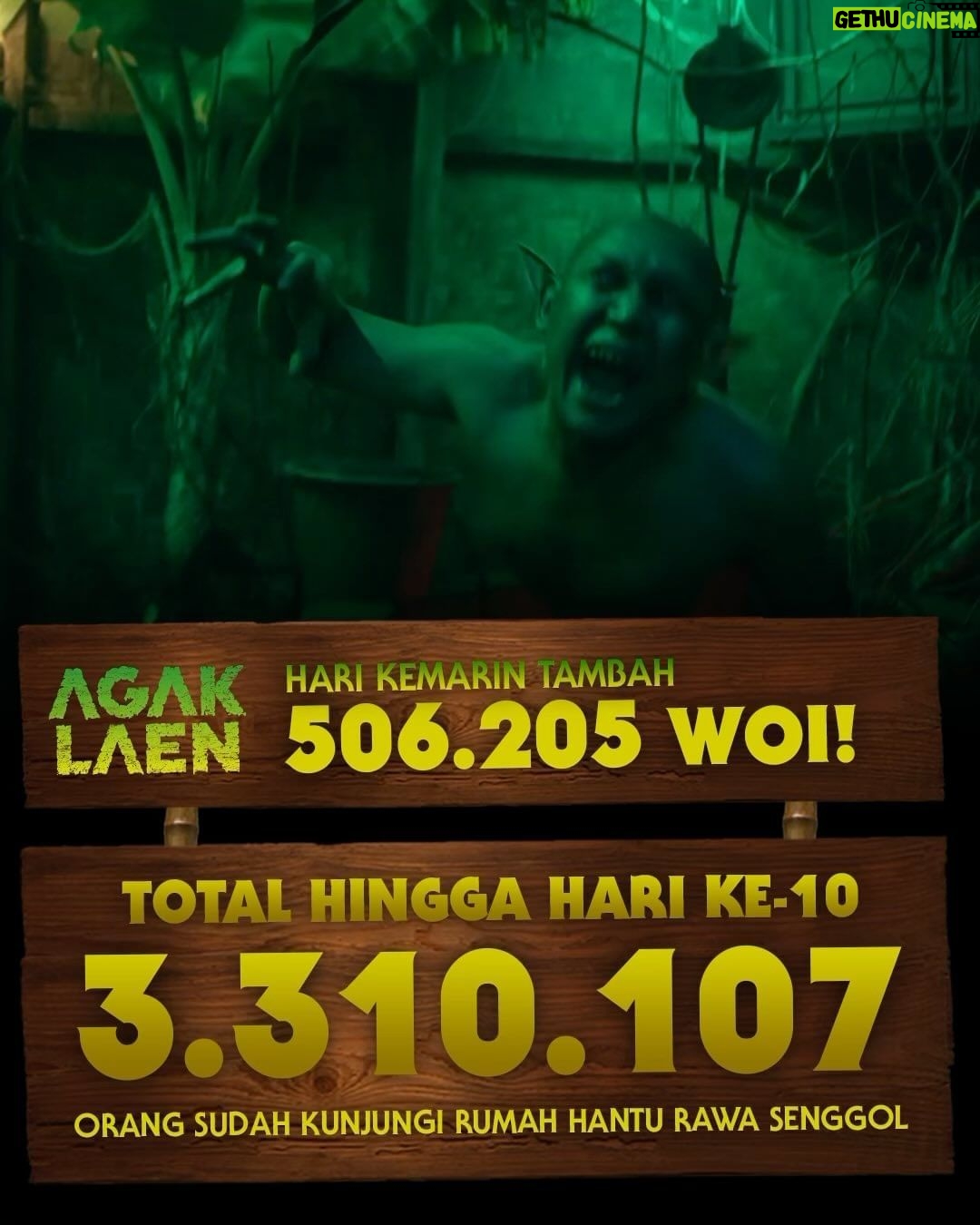 Ernest Prakasa - 36.5K Likes - Untuk kedua kalinya, tembus 500,000+ penonton dalam sehari. Ini mau sampe berapa ya kira-kira? 😳