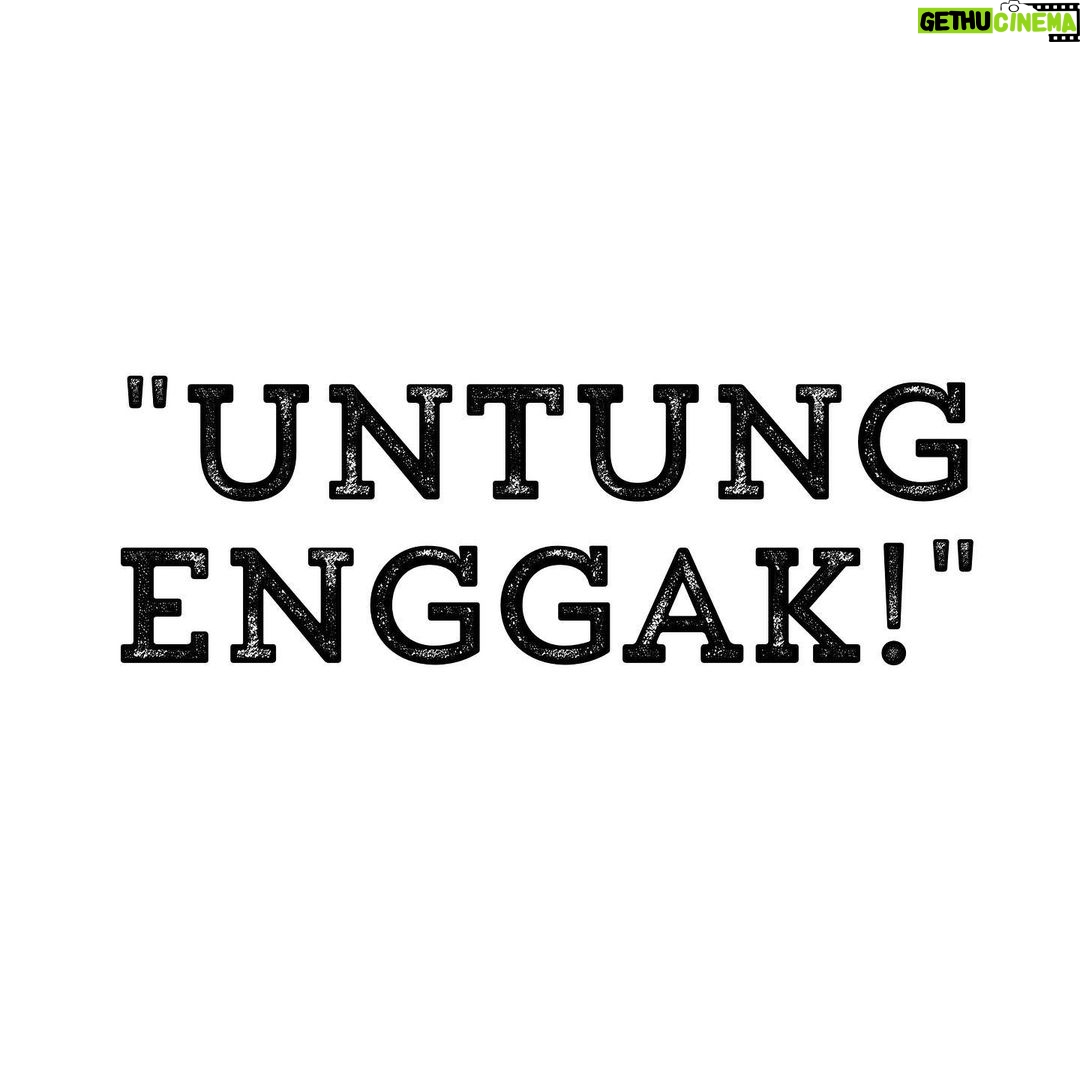 Ernest Prakasa Instagram - Drop dua kata lucu favorit lo dari @pilem.agak.laen. Go!