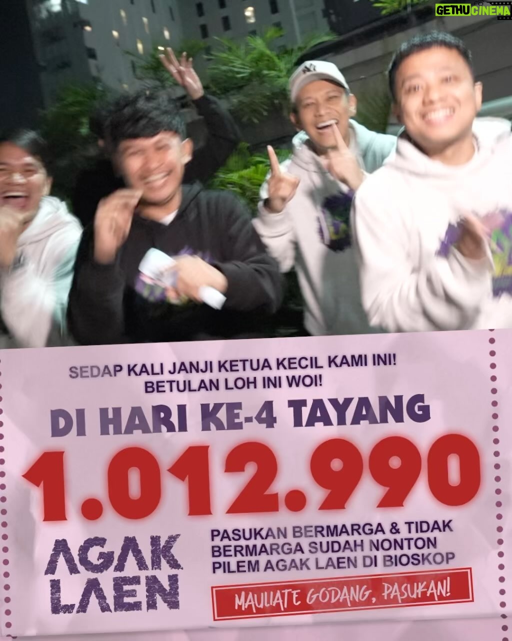 Ernest Prakasa - 45.2K Likes - Baru tayang empat hari lho. Apa gak bisa santai sikit klen? 🥹🥹🥹🥹🥹