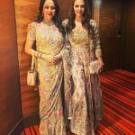 Esha Deol Instagram - Celebrating the dream girl & my mummy tonight in Delhi ♥️🧿 @dreamgirlhemamalini Wearing @houseofneetalulla HMU @tulsi5solanki @fatima_dsouza @surve.jaya #celebratingdreamgirl #hemamalini #dreamgirl #birthdaygirl #delhi #eshadeol #gratitude ♥️🧿🤗🤗😍