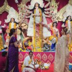 Esha Deol Instagram - Saptami pooja & bhog today at my dear Rani’s with my mum .. absolutely divine ♥️🧿 Navratri blessings to all 🙏🏼 @dreamgirlhemamalini #saptami #navratri #navratripooja #bhog #goddess #divine #ranimukherjee #hemamalini #eshadeol #gratitude ♥️🧿