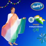 Esha Deol Instagram – Let our patriotic spirit and love for our country guide us toward a promising future and spark positive changes in the world…. Happy Independence Day!! 🇮🇳

@venkysuttarafoods 
#edt #eshadeolxvenkys #tiranga
#brandambassador #15thaug #15august #independenceday #loveit #foodlove #betterchickenmakesbetterchicken #reelsinstagram #orange #white #green #venkyschicken #esha #reelsvideo #trending #trendingreel #gratitude ♥️🧿