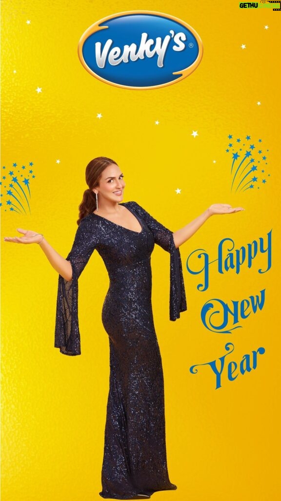 Esha Deol Instagram - As we usher in a new dawn filled with brightness , happiness & endless blessings ..Let’s unlock the gate to a future brimming with opportunities , love , success & good health ♥️🧿Happy New Year 🤗 @venkysuttarafoods #EshaDeolxVenkys #Newyears #Venkys #EshaDeol #newbeginnings #Freshstartwithvenkys #yummyyummy #NewyearswithVenkys #2024ontheway #joyful #betterchickenmakesbetterchicken #celebratewithvenkys #Viral #Reels #TrendingReels #ReelItFeelIt #Gratitude 🧿♥️