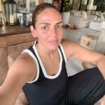 Esha Deol Instagram - This look is called the post workout satisfaction 🫶🏼 #eshasfavhomespot #eshadeol #homesweethome #wednesdaywisdom #workout #stayfit #keepglowing #gratitude 🧿♥️