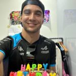 Esteban Ocon Instagram - I get to race on my birthday, doesn’t get much better than that! 🎉 thank you all for the birthday wishes, means a lot 💙 merci à tous pour vos voeux d'anniversaire! 🎂 Singapore Grand Prix