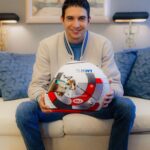 Esteban Ocon Instagram - My Belgian GP helmet with @bellrosswatches 🕰️ what do you think? 🤩