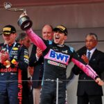 Esteban Ocon Instagram - PODIUM IN MONACO!!!! 🏆 YESSSSSSS!!! I am speechless!! Amazing work from my team @alpinef1team all weekend.. this podium is for you. 💙 Un grand merci à tous ceux qui ont été derrière nous depuis le début! Let’s gooooo Circuit de Monaco