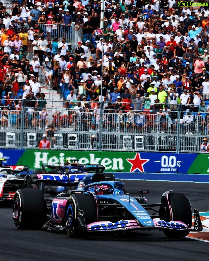 Esteban Ocon Instagram - Points in Miami. The hard work continues. Merci à tous pour votre soutien! ✌🏼 F1 Miami Grand Prix