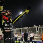 Esteban Ocon Instagram - What a moment what a journey, thank you to everyone for your support it hasn’t been the smoothest season but the hard work finally paid off🔥 #P2 @renaultf1team Bahrain International Circuit