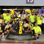 Esteban Ocon Instagram - What a moment what a journey, thank you to everyone for your support it hasn’t been the smoothest season but the hard work finally paid off🔥 #P2 @renaultf1team Bahrain International Circuit