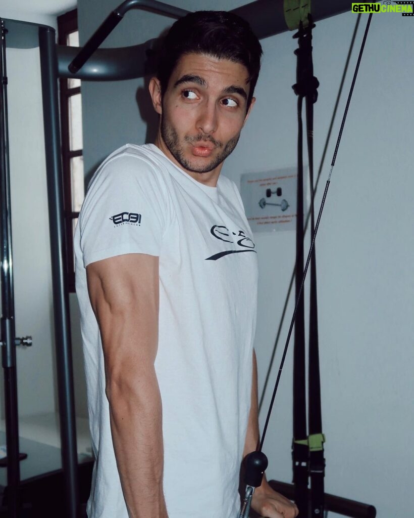Esteban Ocon Instagram - this gym sesh >