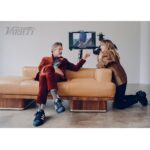 Ethan Hawke Instagram - The Hawkes x @Variety’s TIFF Issue On behalf of our new film WILDCAT Photography: @heatherhazzan Styling: @thealexbadia Ethan’s Grooming: @akgroomer Maya’s Hair & Makeup: @peterbutlerhair & @marywilesmakeup WILDCAT has signed an Interim Agreement with SAG-AFTRA.