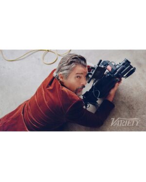 Ethan Hawke Instagram - The Hawkes x @Variety’s TIFF Issue 
On behalf of our new film WILDCAT

Photography: @heatherhazzan 
Styling: @thealexbadia 
Ethan’s Grooming: @akgroomer 
Maya’s Hair & Makeup: @peterbutlerhair & @marywilesmakeup

WILDCAT has signed an Interim Agreement with SAG-AFTRA.
