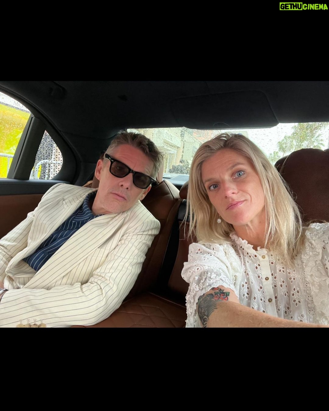 Ethan Hawke - 139K Likes - Snapshots from a few days in Cannes. A pleasure to be there again, and especially alongside the maestro Pedro Almodóvar.
#StrangeWayOfLife @festivaldecannes