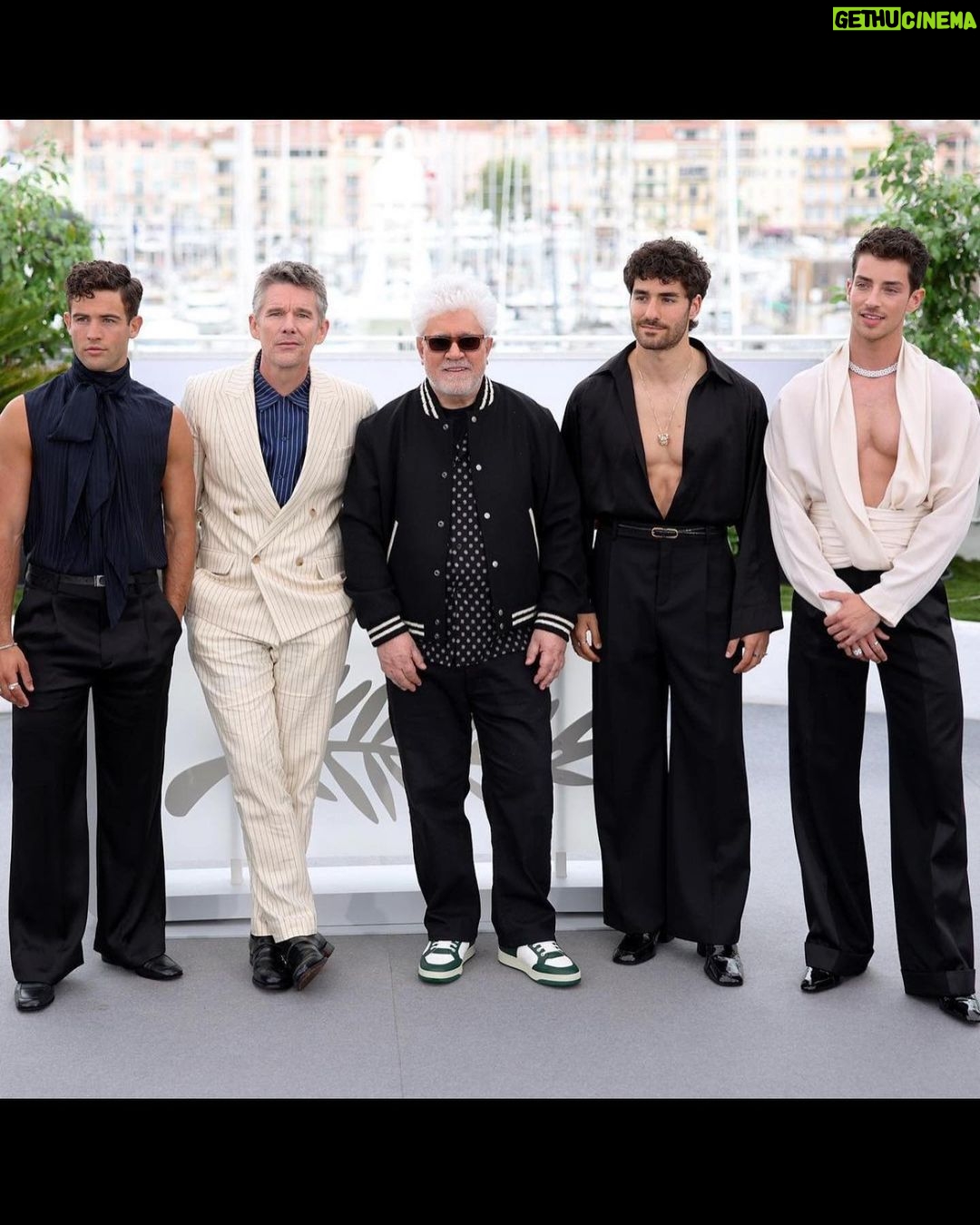 Ethan Hawke Instagram - The @festivaldecannes premiere of Pedro Almodóvar’s short film, Strange Way of Life // Extraña Forma De Vida. Cannes, France