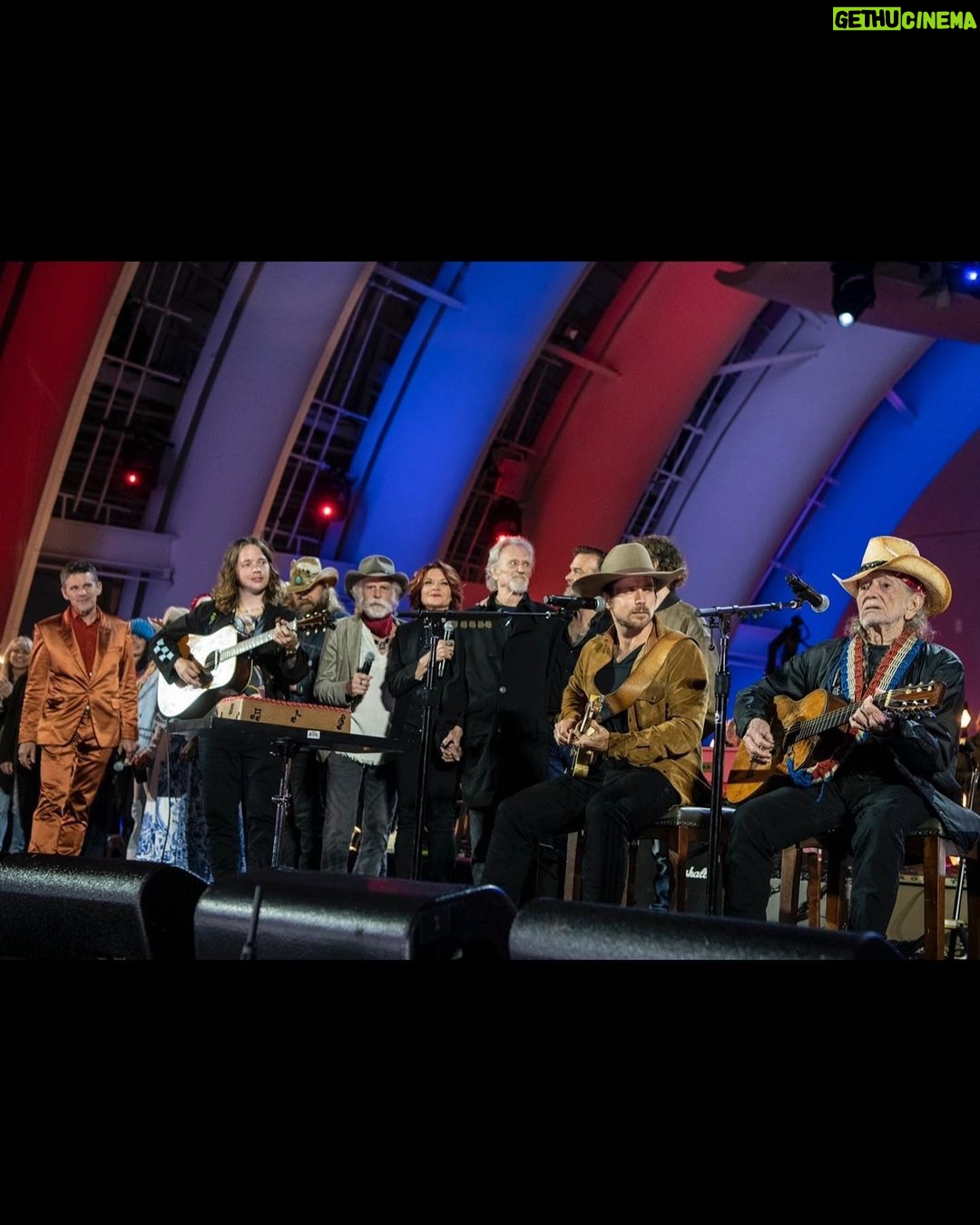 Ethan Hawke Instagram - We all love you, Willie. An honor to pay tribute to you at Long Story Short: Willie Nelson 90. Hollywood Bowl