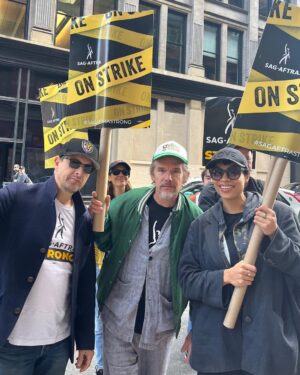 Ethan Hawke Instagram - The longer this goes on, the reason for solidarity and our cause is even more important. 

Picketed yesterday alongside my fellow actors, and for the betterment of our industry as a whole. There are so many individuals who contribute to making film and TV — and I look forward to making art together again. 
#SAGAftraStrong