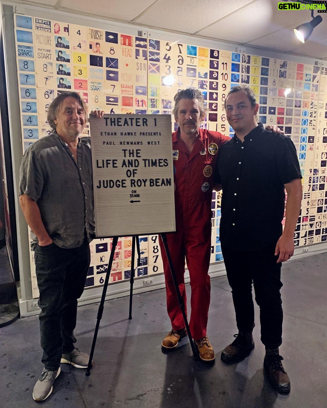 Ethan Hawke Instagram - Thanks to all who came out to the theater to see Paul Newman’s Westerns last weekend and especially @austinfilm for hosting! always a pleasure to be back home in Austin, TX.