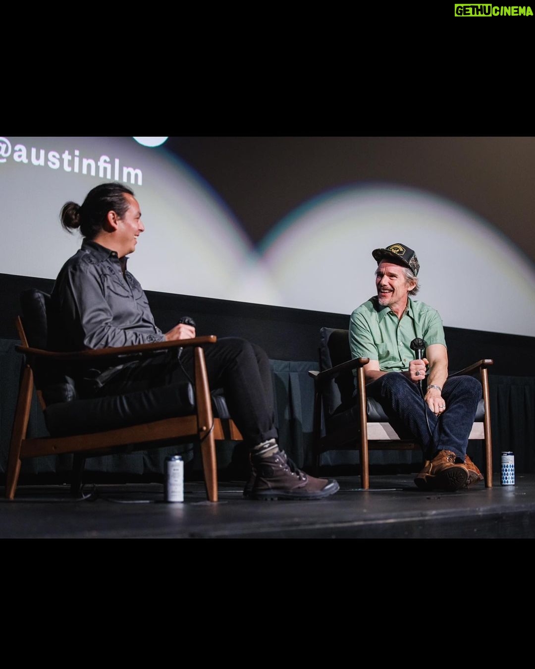Ethan Hawke Instagram - Thanks to all who came out to the theater to see Paul Newman’s Westerns last weekend and especially @austinfilm for hosting! always a pleasure to be back home in Austin, TX.