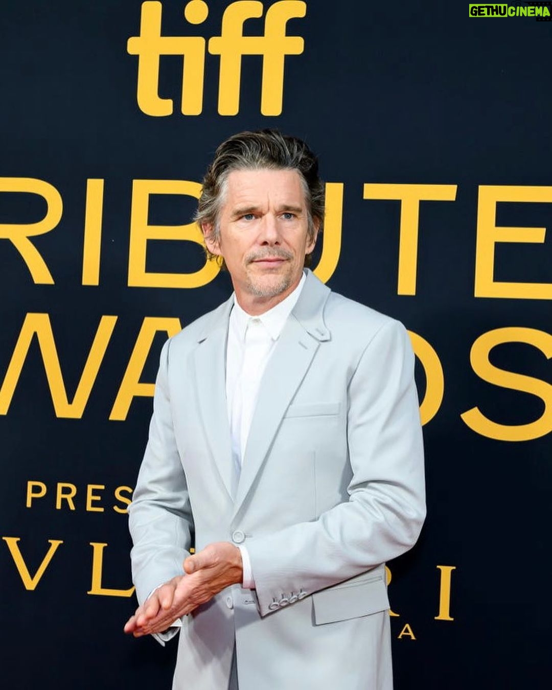 Ethan Hawke Instagram - WILDCAT takes Toronto. Great time with so many wonderful friends and family at #TIFF sharing our film. I got the opportunity to see Richard Linklater’s HIT MAN and (while it sadly doesn’t include me) it’s one of his greatest films… So yes, the ten hour bus trip was worth it.