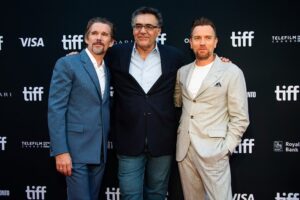 Ethan Hawke Instagram - Last night we shared RAYMOND & RAY with the world at our Toronto Film Festival premiere. Loved reuniting with the team behind the film.
It's coming to theaters and @appletvplus next month. 
#RaymondAndRay #TIFF22