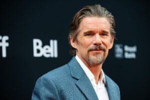 Ethan Hawke Instagram - Last night we shared RAYMOND & RAY with the world at our Toronto Film Festival premiere. Loved reuniting with the team behind the film.
It's coming to theaters and @appletvplus next month. 
#RaymondAndRay #TIFF22