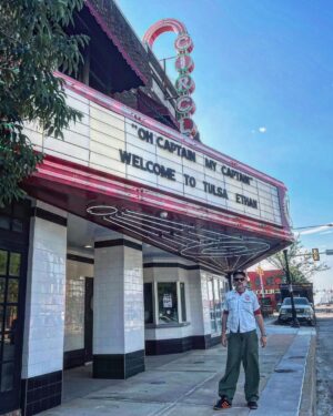 Ethan Hawke Instagram - “When I stepped out into the bright sunlight from the darkness of the movie house, I had only two things on my mind: Paul Newman and a ride home..." — S.E. Hinton 

Thanks for this awesome welcome Tulsa, and happy 34th to #DeadPoetsSociety.