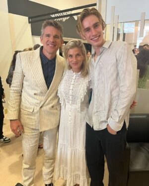 Ethan Hawke Instagram - Snapshots from a few days in Cannes. A pleasure to be there again, and especially alongside the maestro Pedro Almodóvar. 
#StrangeWayOfLife @festivaldecannes