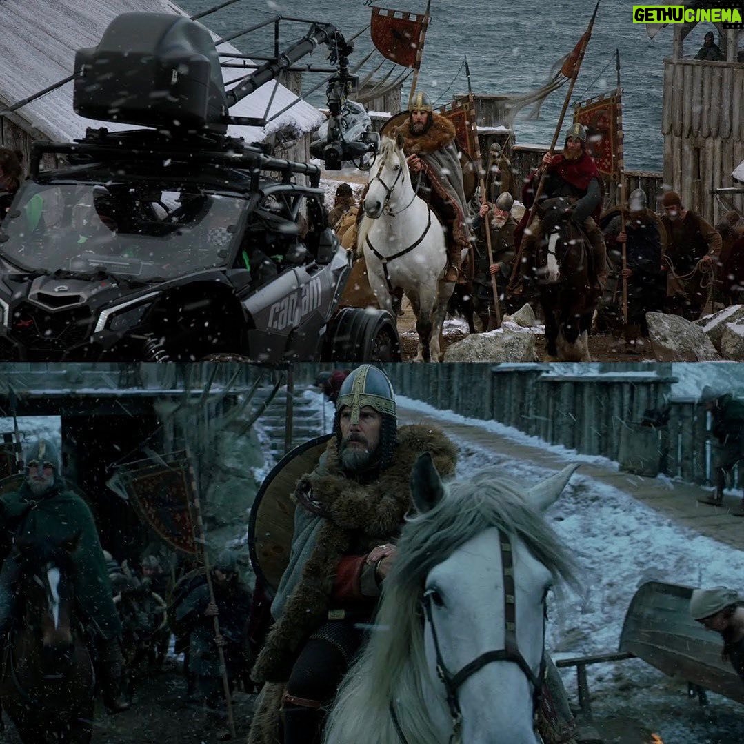 Ethan Hawke Instagram - the making of King Aurvandil in Robert Egger’s #TheNorthman ⚔️ released one year ago today
