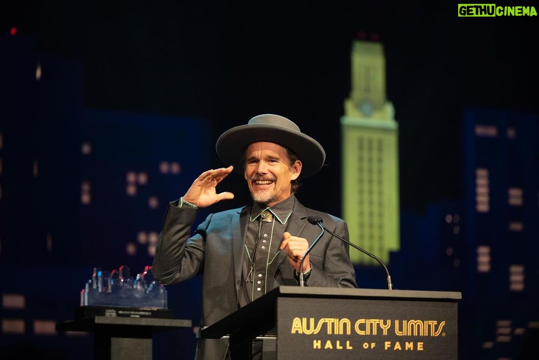 Ethan Hawke Instagram - A couple months back, I got together with a dynamite group of artists to induct John Prine into the Austin City Limits Hall of Fame. Join me in paying tribute to one of my favorite songwriters and tune in tonight. ‘Austin City Limits 9th Annual Hall of Fame Honors John Prine’ premieres Saturday, January 13 at 8pm ET/7pm CT on PBS.