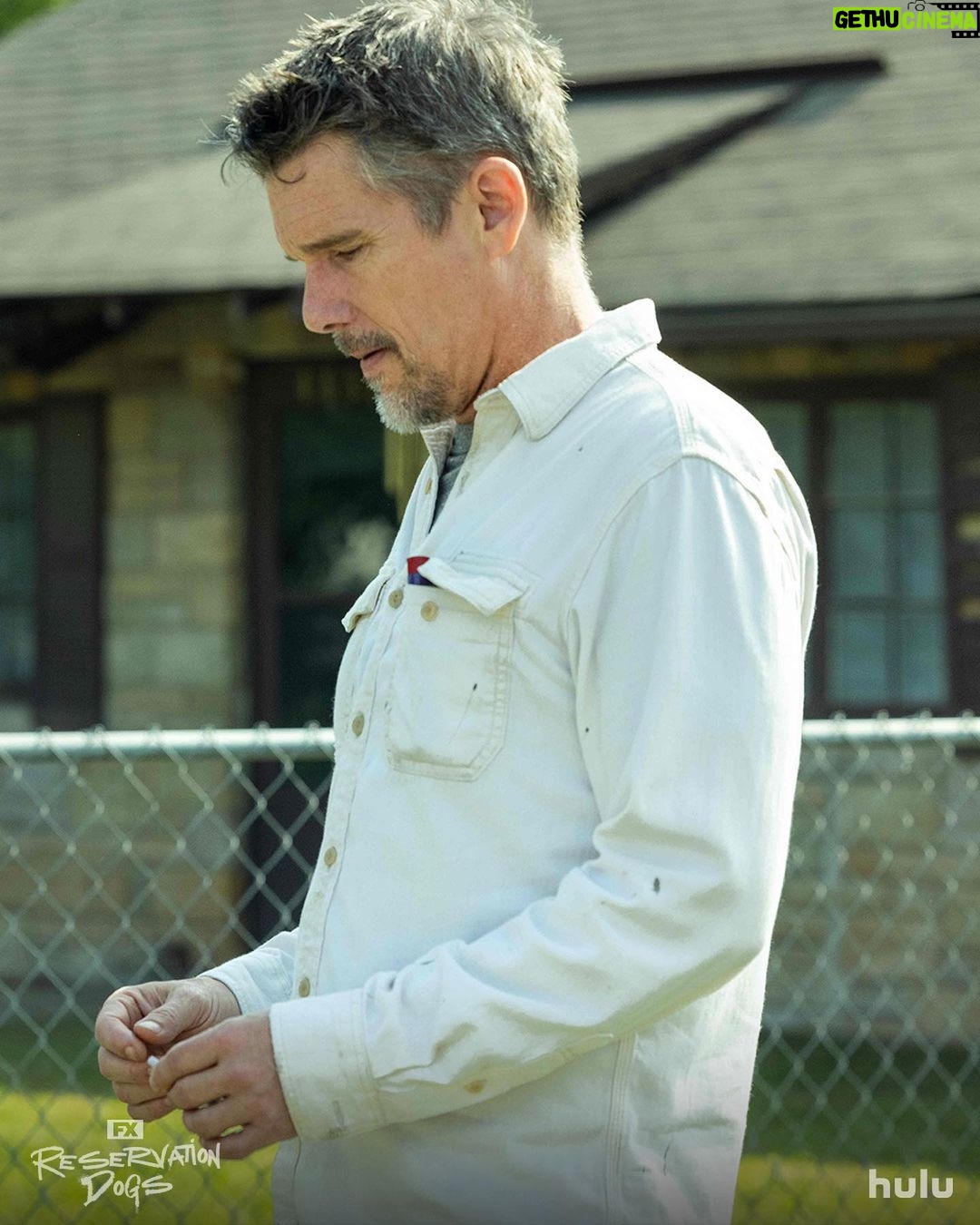 Ethan Hawke Instagram - Congratulations to @sterlinharjo on Reservation Dogs' recognition as one of NY Times’ Top Shows of 2023! What a remarkable 3 seasons. Thanks for putting me in, Coach.