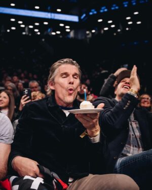 Ethan Hawke Instagram - Birthday was a slam dunk. New season is on for the @brooklynnets, and the start of a new year for me.