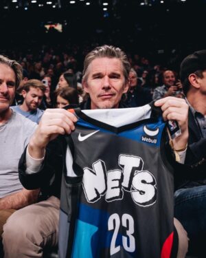 Ethan Hawke Instagram - Birthday was a slam dunk. New season is on for the @brooklynnets, and the start of a new year for me.
