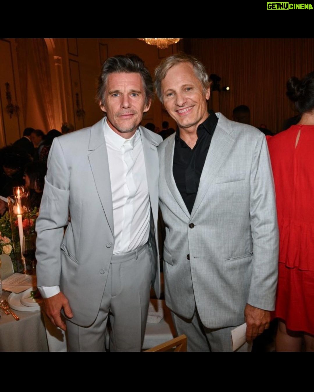 Ethan Hawke Instagram - WILDCAT takes Toronto. Great time with so many wonderful friends and family at #TIFF sharing our film. I got the opportunity to see Richard Linklater’s HIT MAN and (while it sadly doesn’t include me) it’s one of his greatest films… So yes, the ten hour bus trip was worth it.
