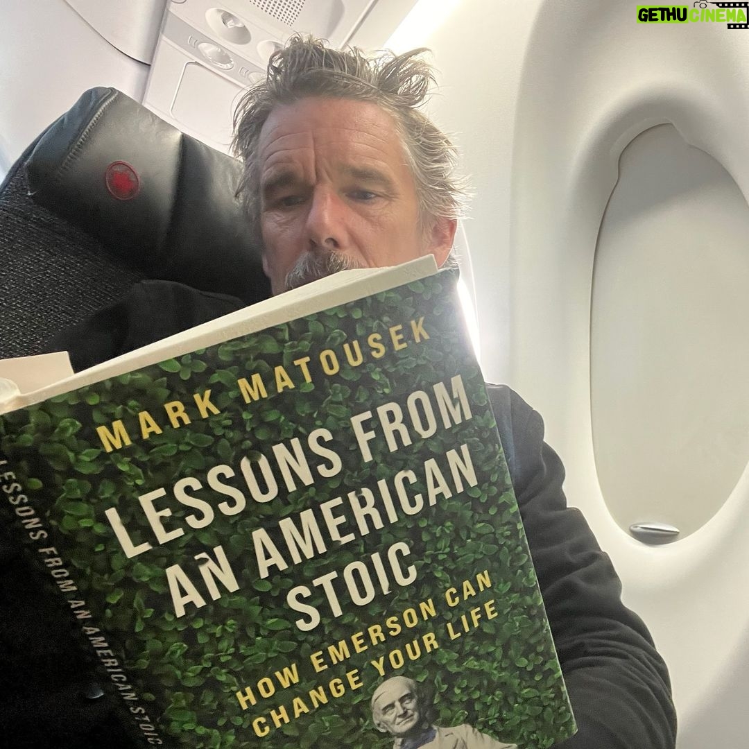 Ethan Hawke Instagram - if you’re looking for a great read, I enjoyed this. @mark.matousek