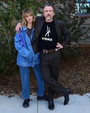 Ethan Hawke Instagram - Just home from the premiere of WILDCAT, a portrait of the great and complex Flannery O’Connor that I directed, at Telluride Film Festival. The film, starring @maya_hawke and @itsmelauralinney, is made with love and we had an incredible time sharing it with fellow cinephiles in the mountains. Can’t wait to bring it to TIFF this weekend.

#InterimAgreement #SAGAFTRAStrong