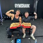 Ethan Payne Instagram – Just a couple of guys enjoying a meat feast
 
@gymshark #gym #pizza #bodybuilding Ethan’s Gym