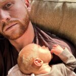 Ethan Payne Instagram - Nobody asked but took this picture yesterday because I actually got quite emotional during the moment. My baby girl hasn’t slept on me like this since she was tiny, I know she’s only 6 months old but I thought she’d grown out of that comfort however we enjoyed a good hour of cuddles just like we used to 💕 London, United Kingdom