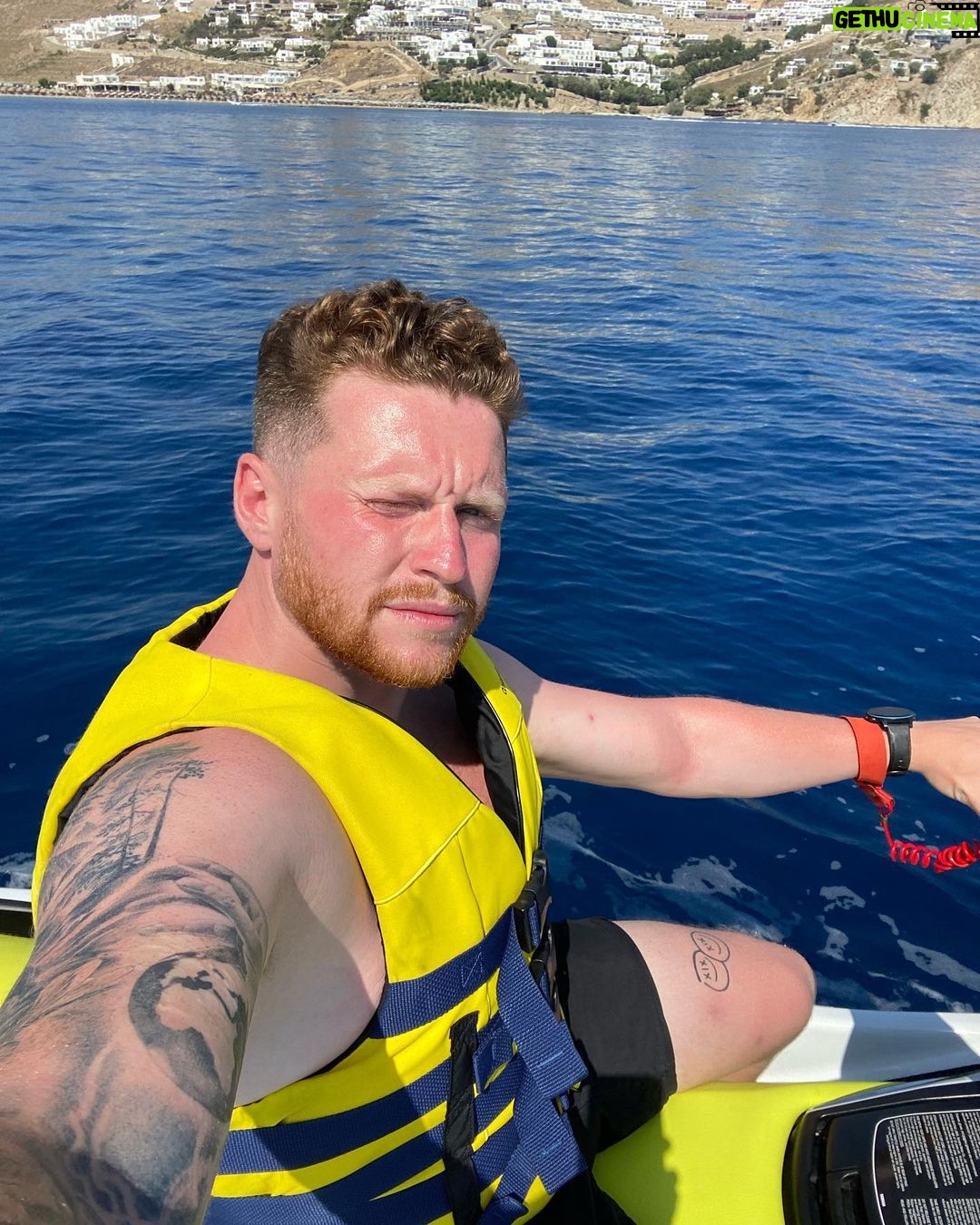 Ethan Payne Instagram - purple sectors at sea Mykonos, Greece