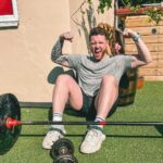 Ethan Payne Instagram - ginger man works out in the sun, brought to you by @gymshark 🦞 grab all your Gymshark gear by clicking the link in my bio #ad 💧 London, United Kingdom