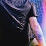Ethan Payne Instagram - football in sun 🥰 wearing the brand new @gymshark x @stevecook SC ‘Strength Collective’ pieces, you can get it yourself by clicking the link in my bio #ad 🔥 London, United Kingdom