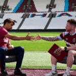 Ethan Payne Instagram - The first interview! @lucaspaqueta x @behzingagram ⚒ 🗣 Head to West Ham United’s YouTube channel for the full video! London Stadium