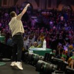 Ethan Payne Instagram - @behzingagram the first winner on the Ally Pally stage this evening! ⚒️ Alexandra Palace