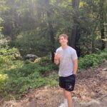 Ethan Wacker Instagram - About to start my sophomore year, now is a stressful time. School is gonna be hard, add in staying active and healthy, COVID, busyness, everything else going on in the world, and people (including me) are a little stressed and anxious. When I feel that way, my solution is prayer and leaning on God, and that may work for you if you are feeling a similar way. If you are, check out the @hallowapp, cause their guided prayers help me connect with God when sometimes I don’t know where to start. Download it for free at hallow.com/ethan (link in bio) to check it out!