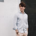 Ethan Wacker Instagram - Not only am I wearing a shirt in this photo, but it’s collared. Big day for me