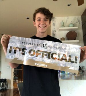 Ethan Wacker Instagram - So beyond excited to say I will be attending Vanderbilt University!!! Go Commodores!! #vanderbilt @vanderbiltu