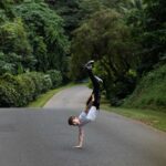 Ethan Wacker Instagram - This is my one handed handstand that I can hold for 3 seconds. You can compliment me now.