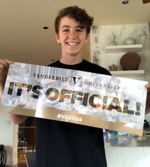 Ethan Wacker Instagram - So beyond excited to say I will be attending Vanderbilt University!!! Go Commodores!! #vanderbilt @vanderbiltu
